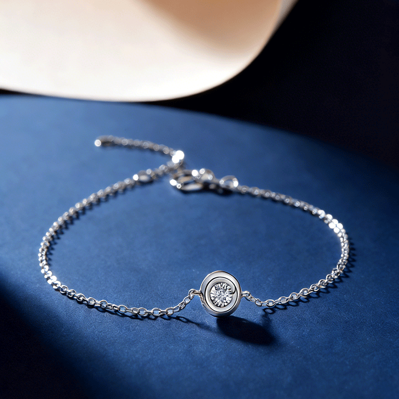 Bubble Garden Platinum Diamond Bracelet