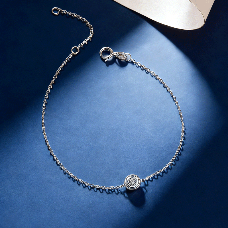 Bubble Garden Platinum Diamond Bracelet