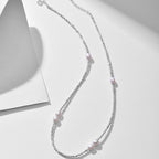 Shimmering  925 Silver Necklace