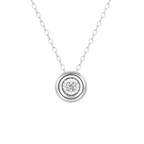 Bubble Garden Platinum Diamond Necklace