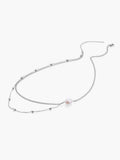 Double-Layer Pearl Pendant Necklace
