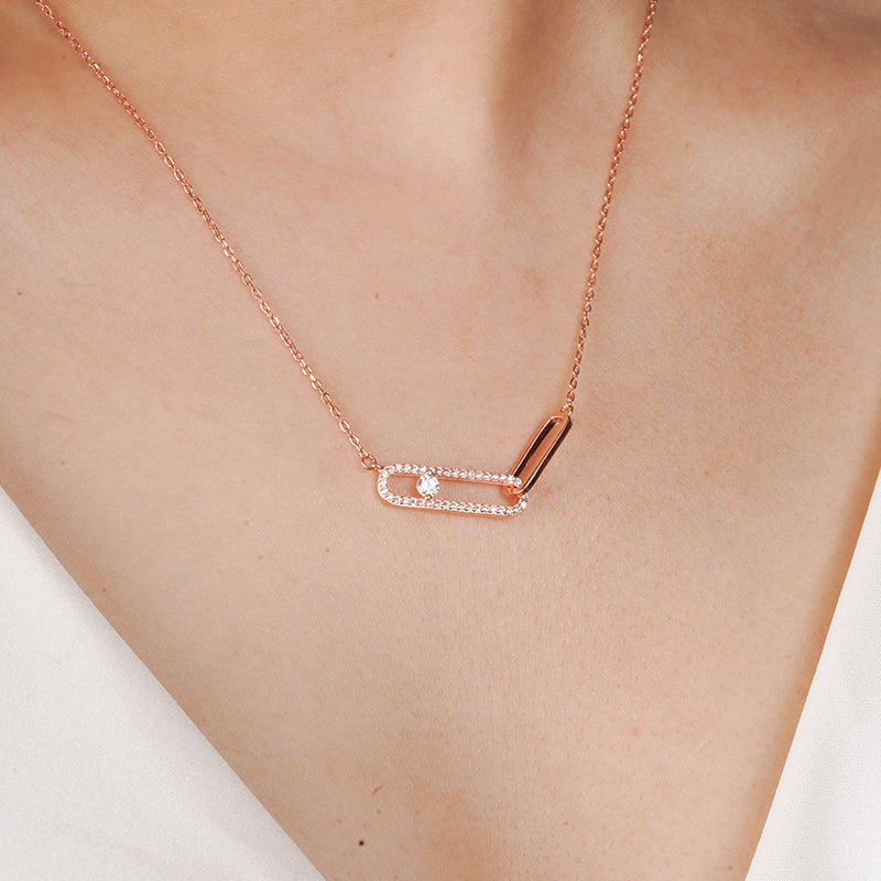 ONLY Circle 925 Silver Necklace