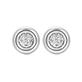 Bubble Garden Platinum Diamond Earings