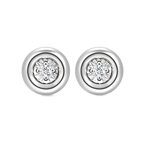 Bubble Garden Platinum Diamond Earings