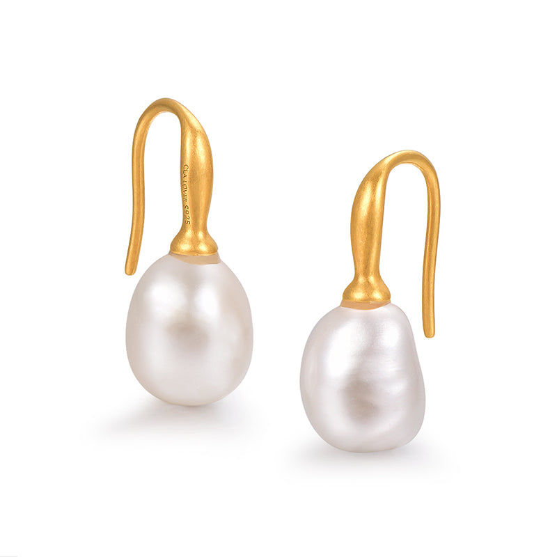 Baroque Pearl Drop Earrings