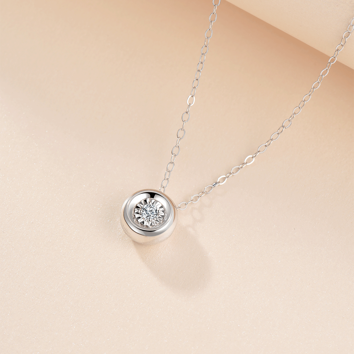 Bubble Garden Platinum Diamond Necklace