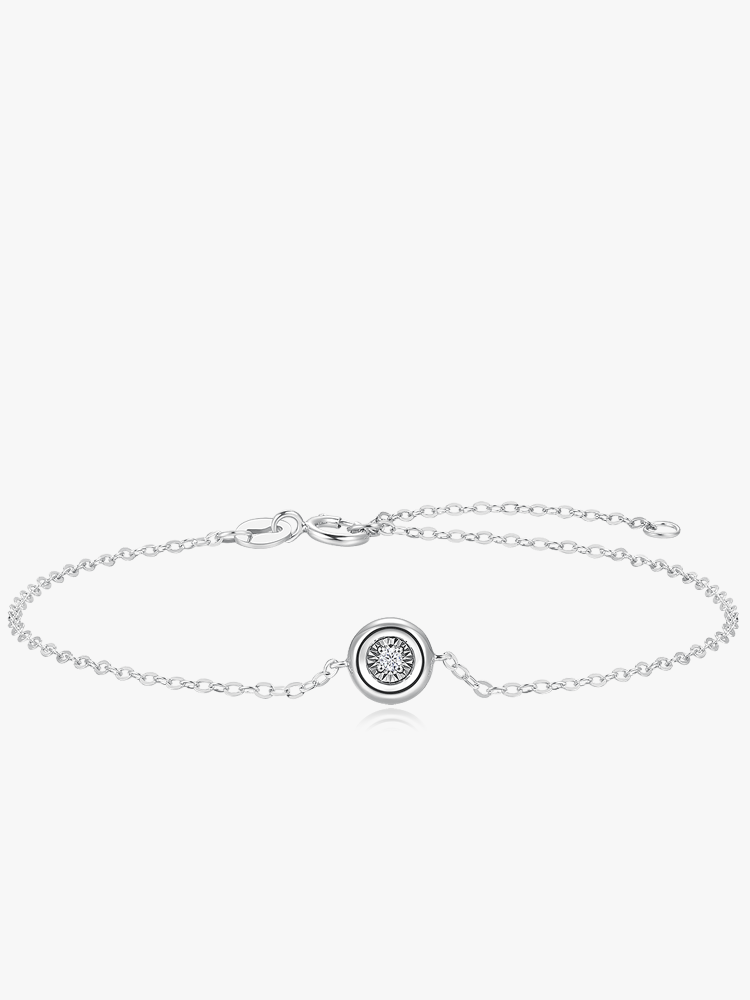 Bubble Garden Platinum Diamond Bracelet