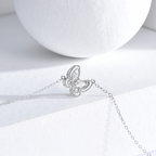 Butterfly Romance Platinum Diamond Bracelets