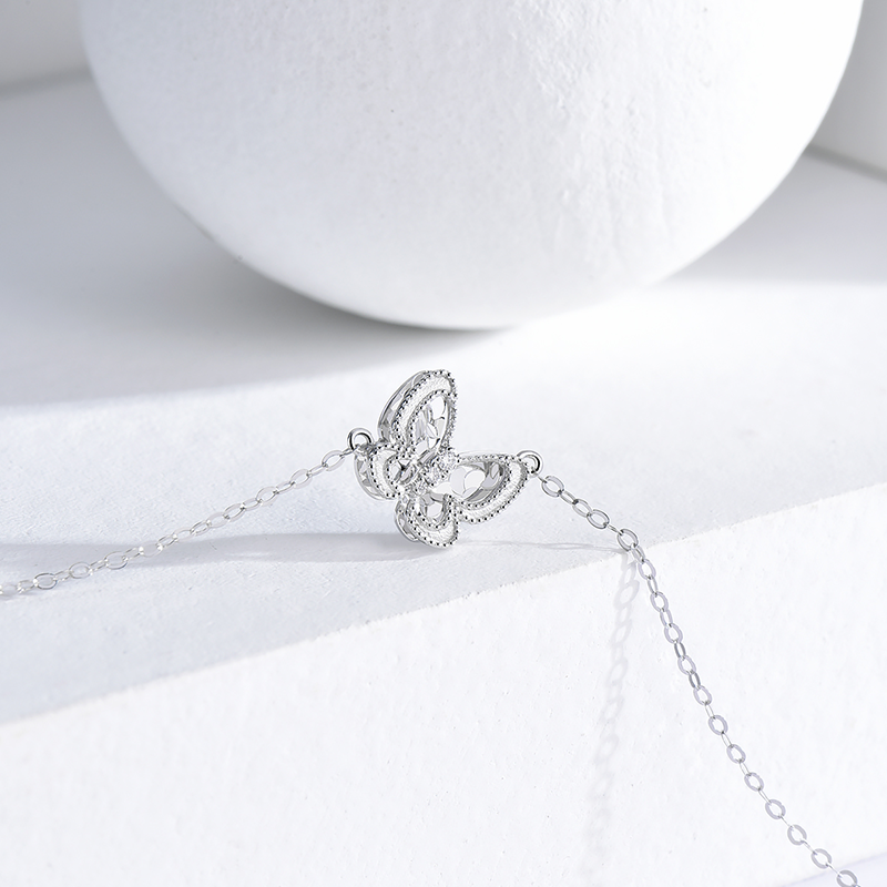 Butterfly Romance Platinum Diamond Bracelets