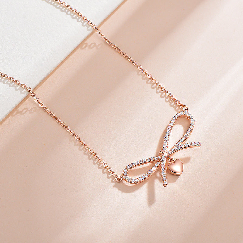 Love Knot 925 Silver Necklace