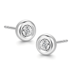 Bubble Garden Platinum Diamond Earings