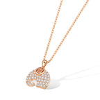 Graceful Elephant 925 Silver Necklace