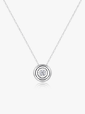 Bubble Garden Platinum Diamond Necklace