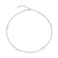 Shimmering  925 Silver Necklace