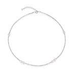 Shimmering  925 Silver Necklace