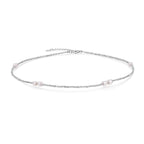 Shimmering  925 Silver Necklace
