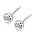 Bubble Garden Platinum Diamond Earings