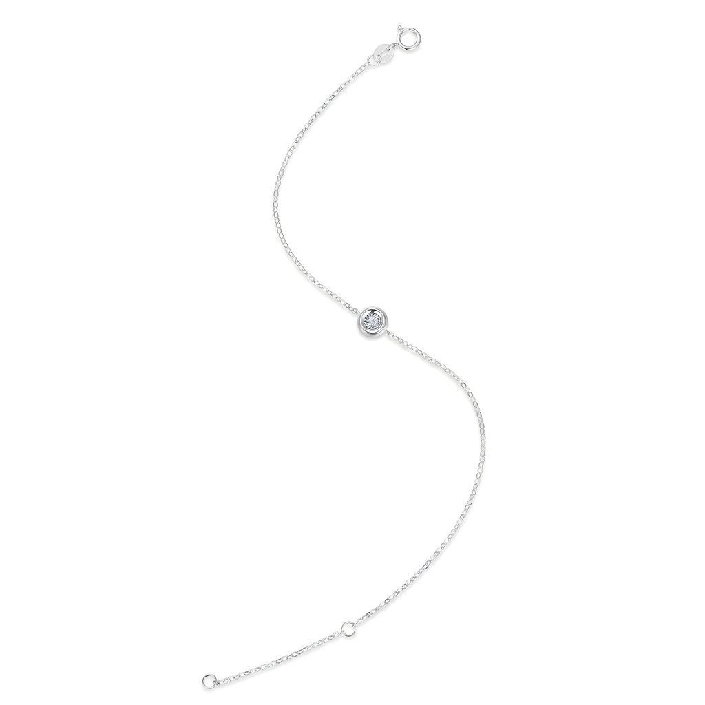 Bubble Garden Platinum Diamond Bracelet
