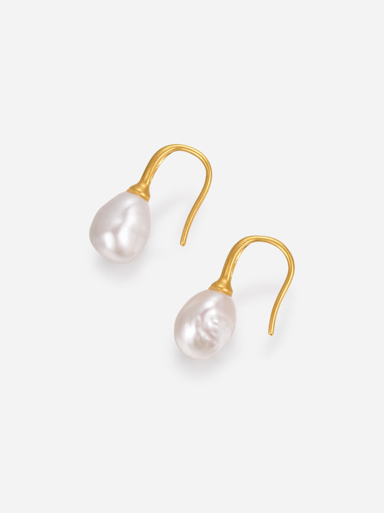 Baroque Pearl Drop Earrings