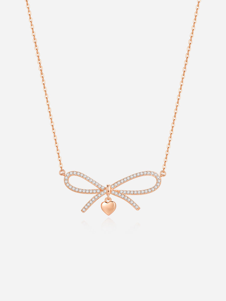 Love Knot 925 Silver Necklace