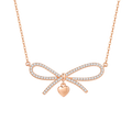 Love Knot 925 Silver Necklace