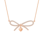 Love Knot 925 Silver Necklace