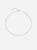 Shimmering  925 Silver Necklace